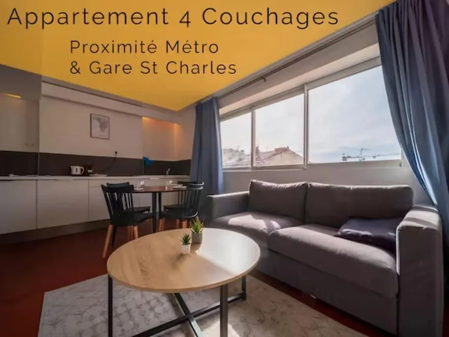 Appartement 5 Couchages Gare St Charles Joliette contacts
